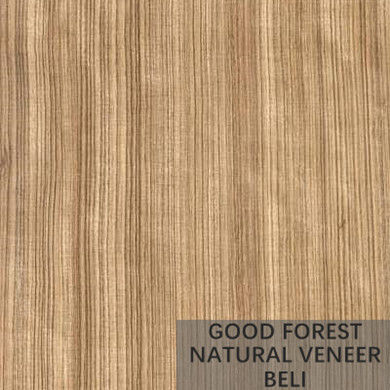 Le quart en bois naturel de placage de zèbre de décoration a coupé le contreplaqué de fantaisie