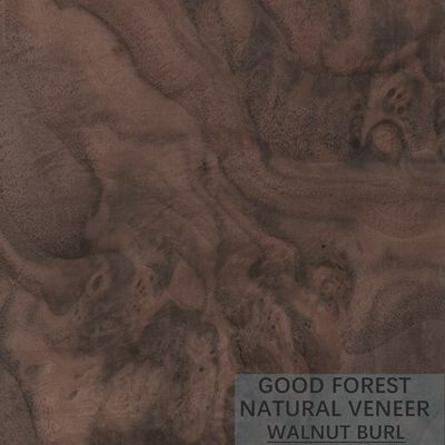 En bois naturel fourche de grain stratifié la noix américaine de coupe quarte
