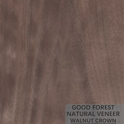 En bois naturel fourche de grain stratifié la noix américaine de coupe quarte