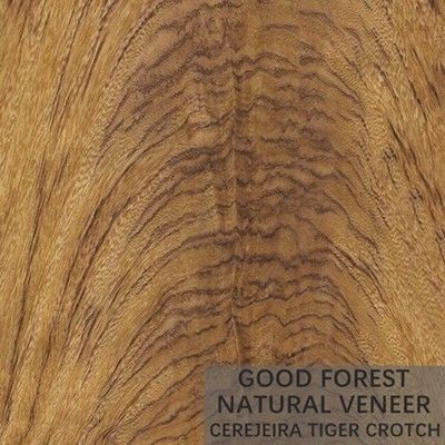Grain en bois naturel de placage de Cerejeira Wenge particulièrement pour la décoration d'hôtel