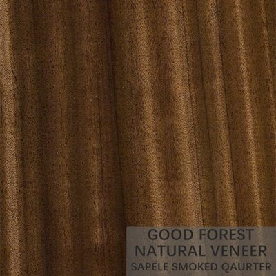 Le placage en bois naturel de Sapele figure le placage en bois de grain pour la décoration