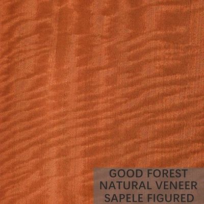 Le placage en bois naturel de Sapele figure le placage en bois de grain pour la décoration