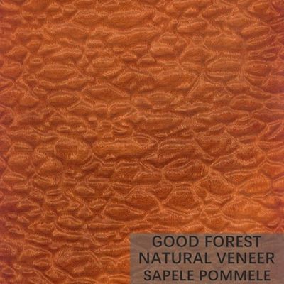 Le placage en bois naturel de Sapele figure le placage en bois de grain pour la décoration