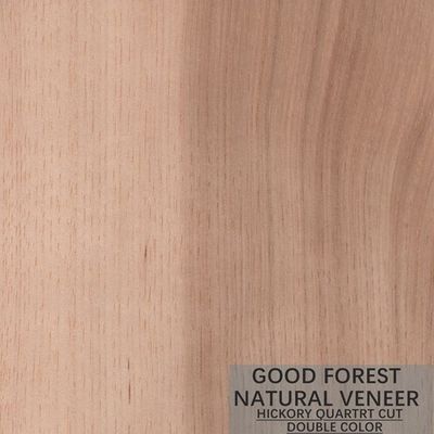 Le bois naturel d'hickory plaquent le placage populaire FSC en bois de Cabinet de double couleur