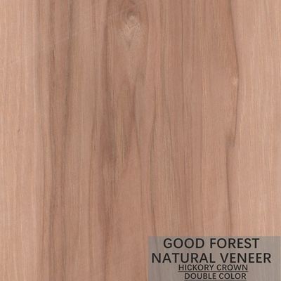 Le bois naturel d'hickory plaquent le placage populaire FSC en bois de Cabinet de double couleur