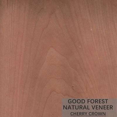 Couleur naturelle de Cherry Veneer Quarter Cut Smoked de décoration populaire