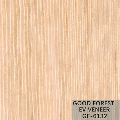 Chêne en bois artificiel de perle de placage avec le grain vertical et la couleur blanche populaires