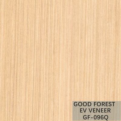 Chêne en bois artificiel de perle de placage avec le grain vertical et la couleur blanche populaires