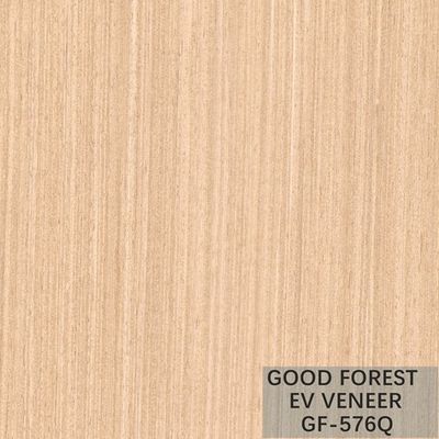 Chêne en bois artificiel de perle de placage avec le grain vertical et la couleur blanche populaires