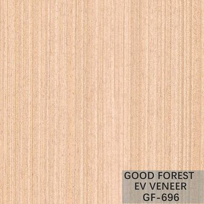 Chêne en bois artificiel de perle de placage avec le grain vertical et la couleur blanche populaires