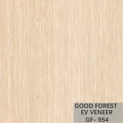 Couleur naturelle en bois machinée de grain droit de chêne de placage du placage EV