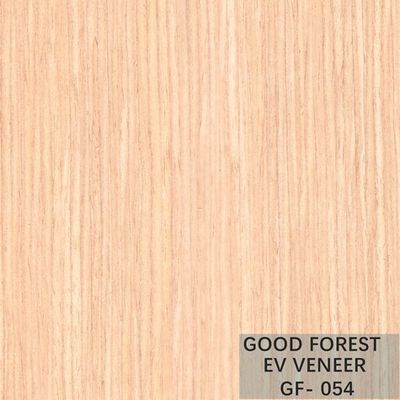 Couleur naturelle en bois machinée de grain droit de chêne de placage du placage EV