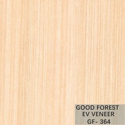 Couleur naturelle en bois machinée de grain droit de chêne de placage du placage EV