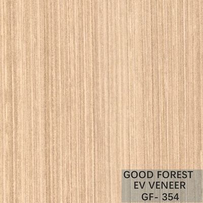 Couleur naturelle en bois machinée de grain droit de chêne de placage du placage EV