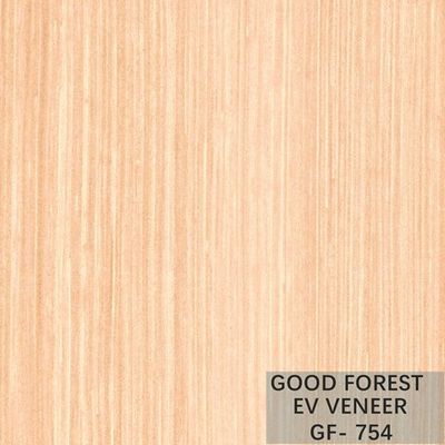 Couleur naturelle en bois machinée de grain droit de chêne de placage du placage EV