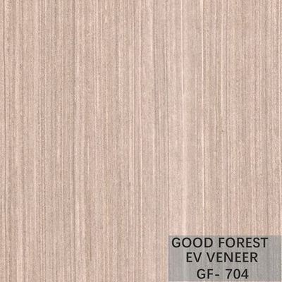Couleur naturelle en bois machinée de grain droit de chêne de placage du placage EV