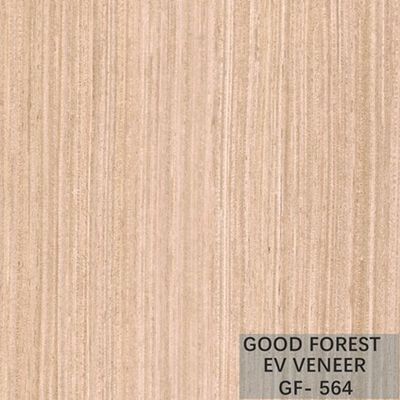 Couleur naturelle en bois machinée de grain droit de chêne de placage du placage EV