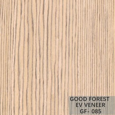 Couleur naturelle en bois machinée de grain droit de chêne de placage du placage EV