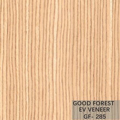 Couleur naturelle en bois machinée de grain droit de chêne de placage du placage EV
