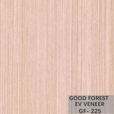 Le bois de chêne machiné d'argent de placage en bois plaquent le grain droit