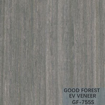 Le bois de chêne machiné d'argent de placage en bois plaquent le grain droit