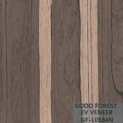 Grain irrégulier de texture d'EV Olive Wood Veneer Flooring Engineered