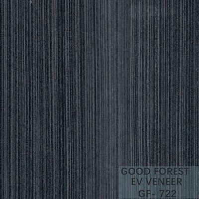 Le bois machiné plaquent Ebony Wood Veneer 0.15-0.55 millimètre d'épaisseur