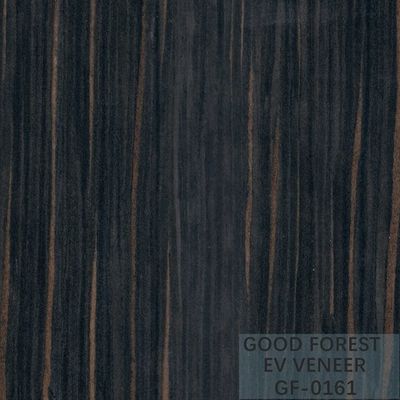 Le bois machiné plaquent Ebony Wood Veneer 0.15-0.55 millimètre d'épaisseur