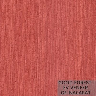 A machiné le bois pour plaquer le placage en bois de couleur rouge pour le Wallcovering