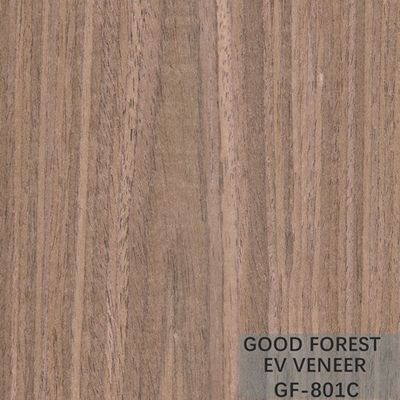 Le placage en bois machiné EV plaquent la couronne de noix noire a coupé naturel