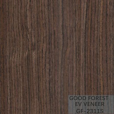 Le placage en bois droit machiné de noix de noir de placage en bois a adapté aux besoins du client