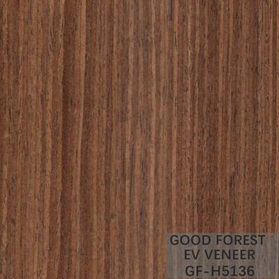 Le placage en bois droit machiné de noix de noir de placage en bois a adapté aux besoins du client