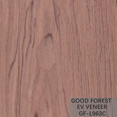 La couronne en bois machinée de Bubinga de placage a coupé le bois pour plaquer des techniques coupées découpées en tranches