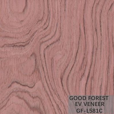 La couronne en bois machinée de Bubinga de placage a coupé le bois pour plaquer des techniques coupées découpées en tranches