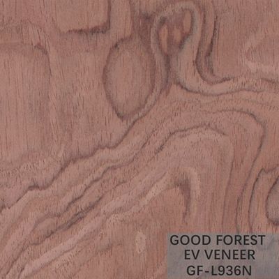 La couronne en bois machinée de Bubinga de placage a coupé le bois pour plaquer des techniques coupées découpées en tranches
