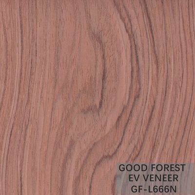 La couronne en bois machinée de Bubinga de placage a coupé le bois pour plaquer des techniques coupées découpées en tranches