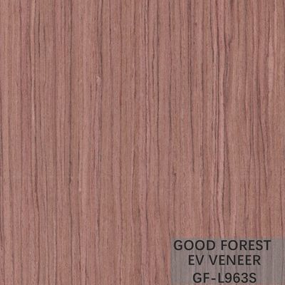 Le grain droit a machiné le contreplaqué en bois de placage du placage EV Bubinga
