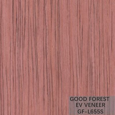 Le grain droit a machiné le contreplaqué en bois de placage du placage EV Bubinga