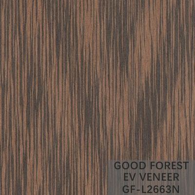 Le bois machiné plaquent le poulet Wing Wood Veneer 2500*640 millimètre de Wenge
