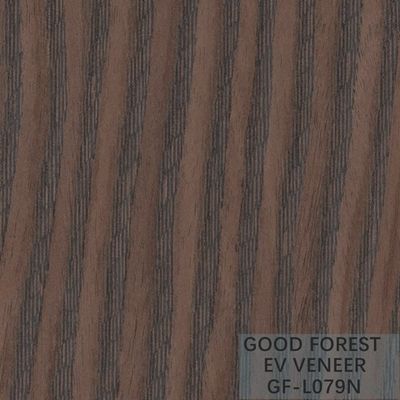 Le bois en bois machiné de météore de placage plaquent le grain irrégulier de texture