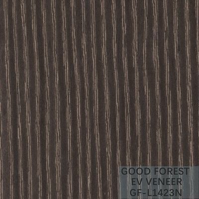 Le bois en bois machiné de météore de placage plaquent le grain irrégulier de texture