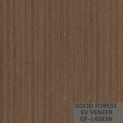 Le bois en bois machiné de météore de placage plaquent le grain irrégulier de texture