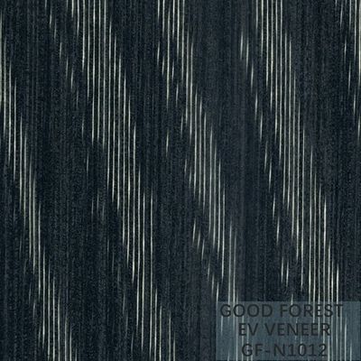 Le bois en bois machiné de météore de placage plaquent le grain irrégulier de texture