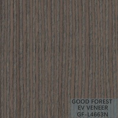 Le bois en bois machiné de météore de placage plaquent le grain irrégulier de texture