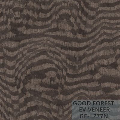 Le placage en bois machiné EV plaquent le noeud d'arbre/grain irrégulier de texture