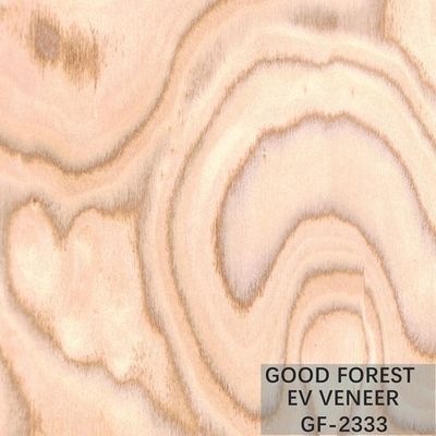 Taille en bois machinée de Burl Wood Veneer EV 2500*640 millimètre d'arbre de placage