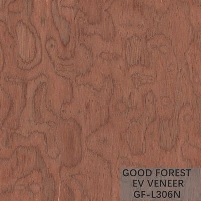 Taille en bois machinée de Burl Wood Veneer EV 2500*640 millimètre d'arbre de placage