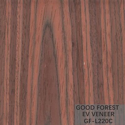 Taille rouge machinée de Santos Rose Wood 2500*640 millimètre de placage en bois