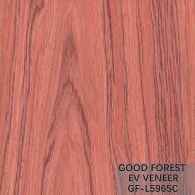 Faisceau de bois d'ingénierie rouge Santos Rose Bois de 2850 mm de longueur Taille Pour la porte et la face de l'armoire SZ-L220C/595C/3305C/6155C/5965C