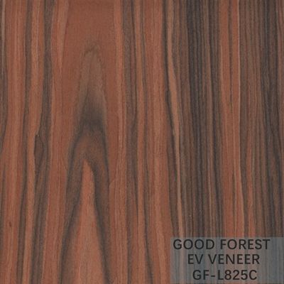 Service machiné de Santos Rose Wood Crown Cut Customized de placage